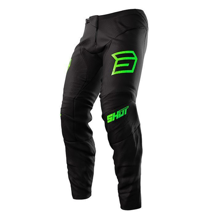 Motocrossbukser SHOT RACE GEAR Militærgrønn