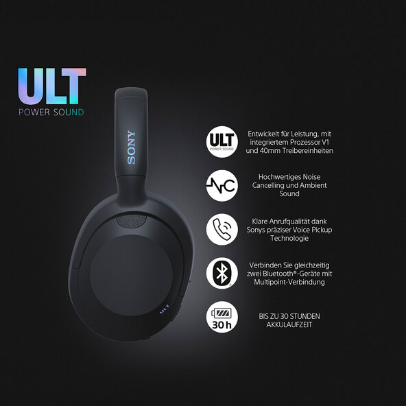 Căști wireless BT WH-ULT900NB, negre