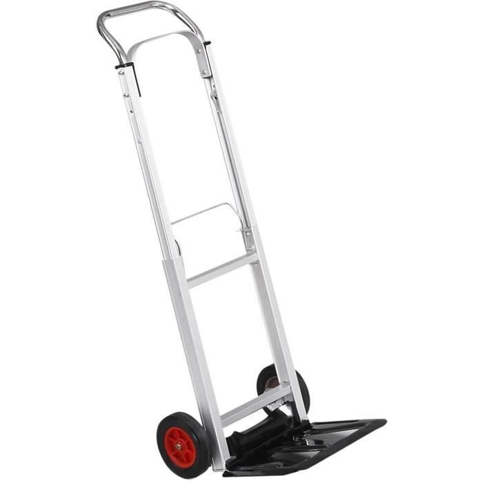 Carrello a mano pieghevole in alluminio Meister da 90 kg