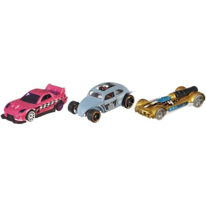 Hot Wheels - Coffret de 3 Véhicules - Petites Voitures - 3 ans et + - Hot Wheels - K5904
