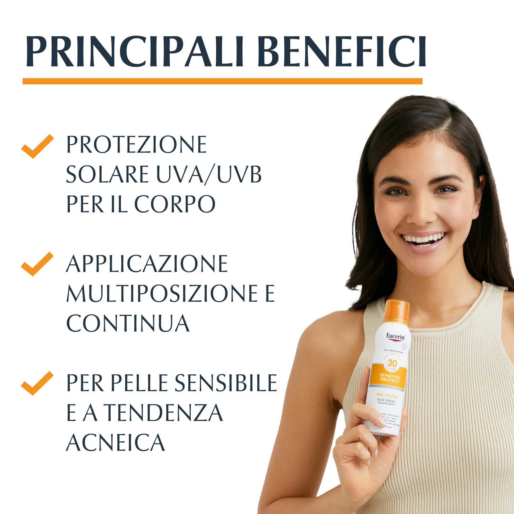 Sun Protection Oil Control Sun Spray Transparent Dry Touch SPF30 - Spray solare corpo alta prot.