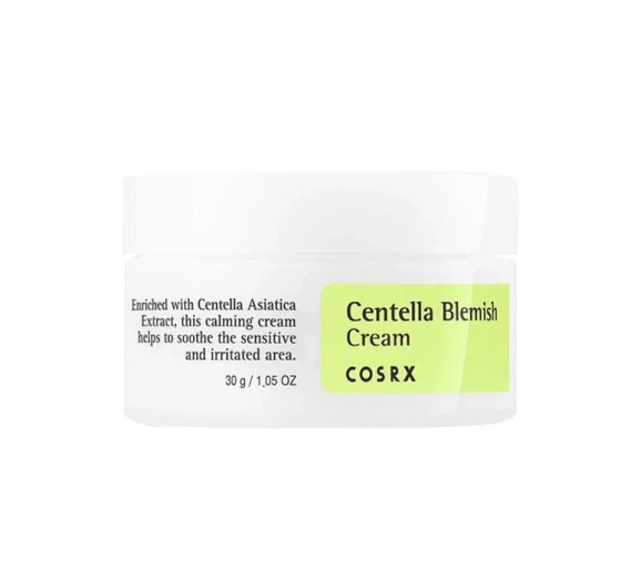 Cosrx Centella Blemish łagodzący krem do twarzy 30 g