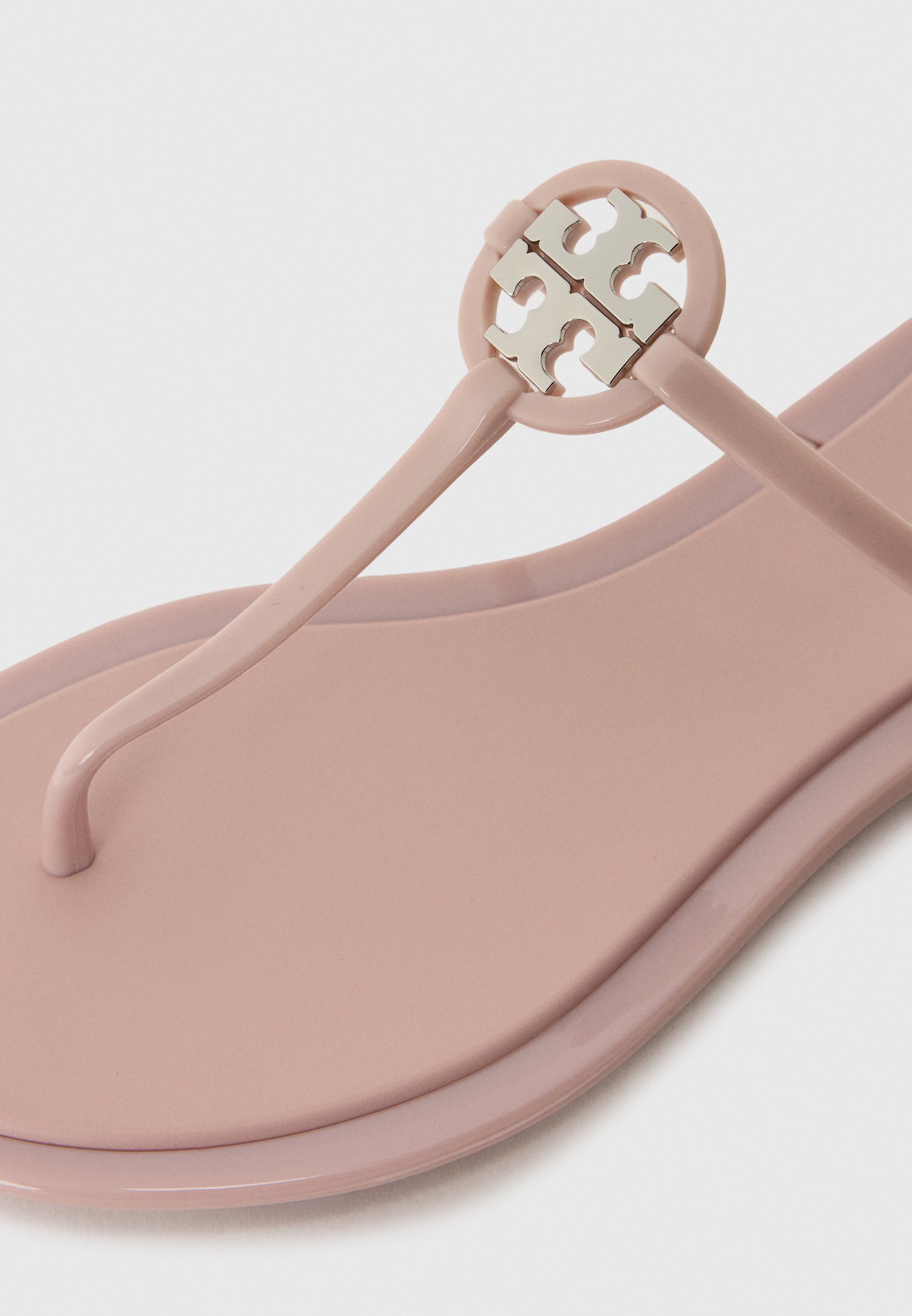 Tory Burch MILLER JELLY - Sandaalit nilkkaremmillä - mesiangervo/hopeanvärinen