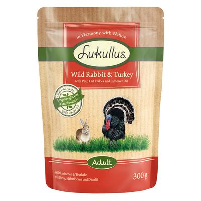 Pacote de degustação mista de sachês Lukullus, 6 x 300g