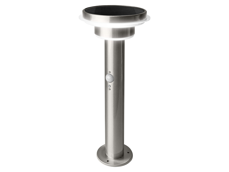 Lampa solarna Endura Style LED 40 cm stalowa srebrna