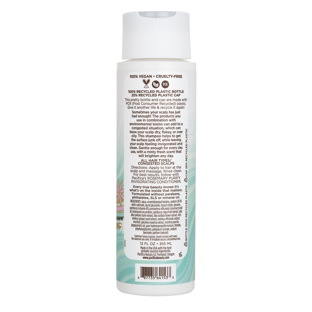 Pacifica Rozemarijn Zuiverende Belebendes Shampoo - 355 ml