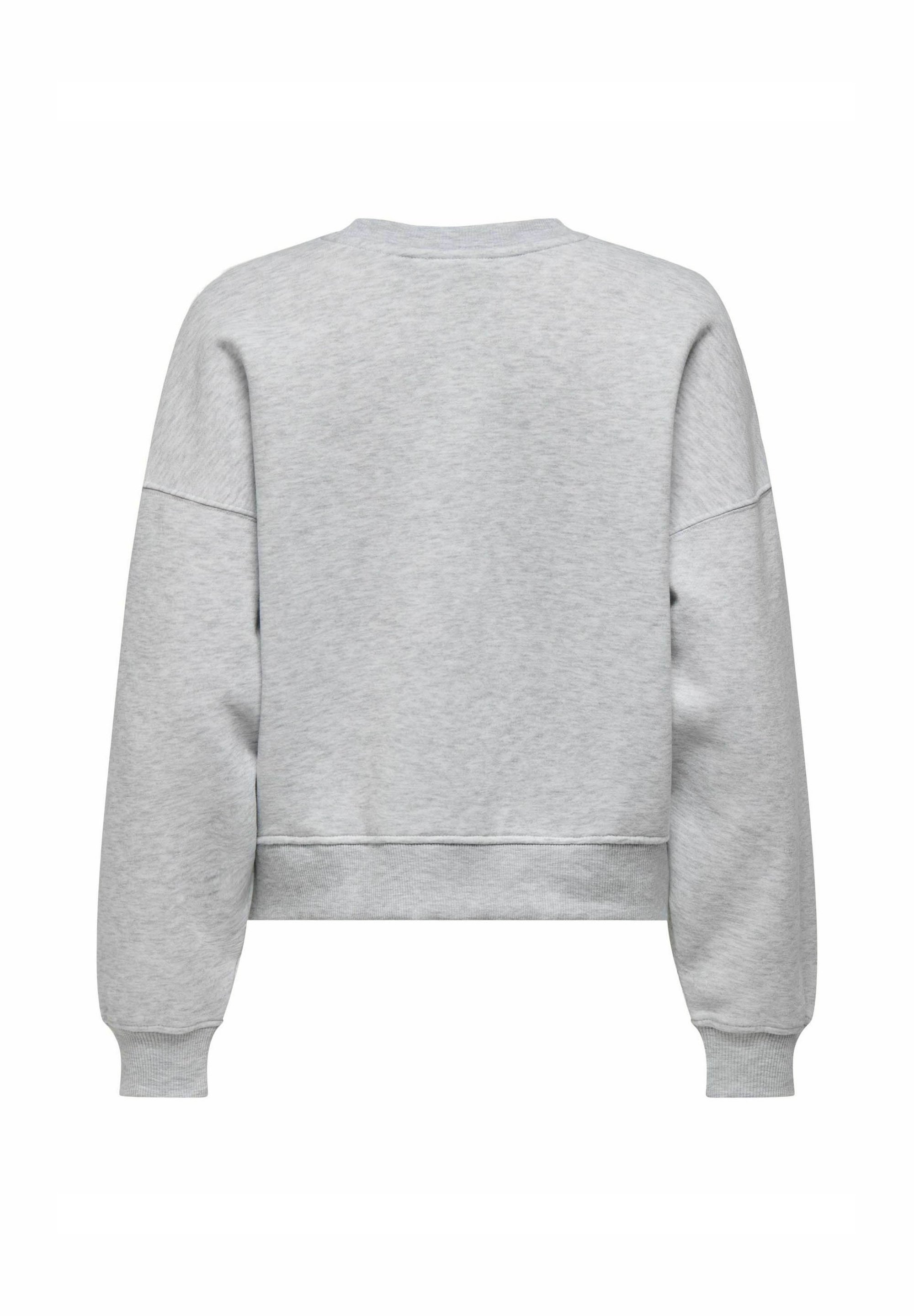 ONLY ONLBEST CREW NECK - Felpa - grigio chiaro mélange