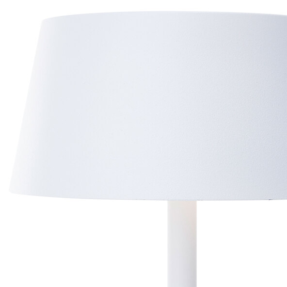 Lampă de masă LED Picco pentru exterior, cu baterie + energie solară, albă