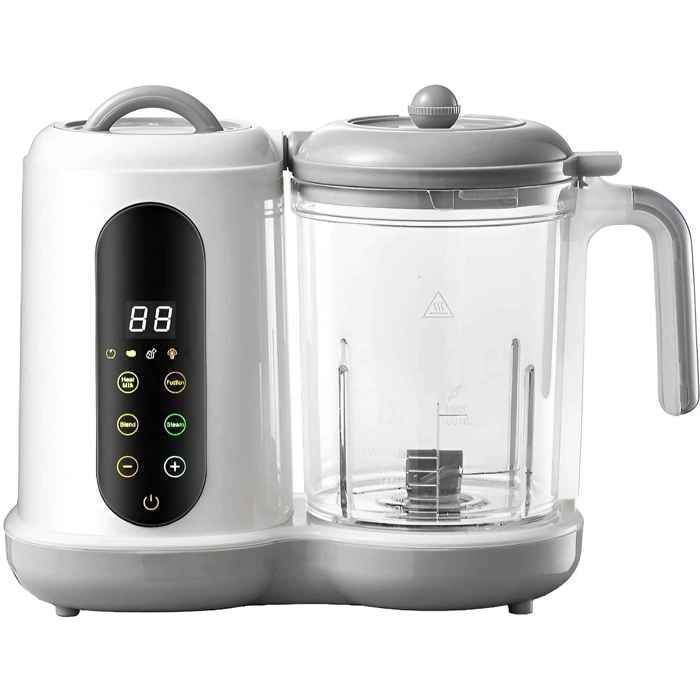 Robot Bébé 4-en-1 Multifonction - Cuisson - Cuiseur et Mixeur Automatique, Stérilisateur, Chauffe-Biberon, Sans BPA, 400ml