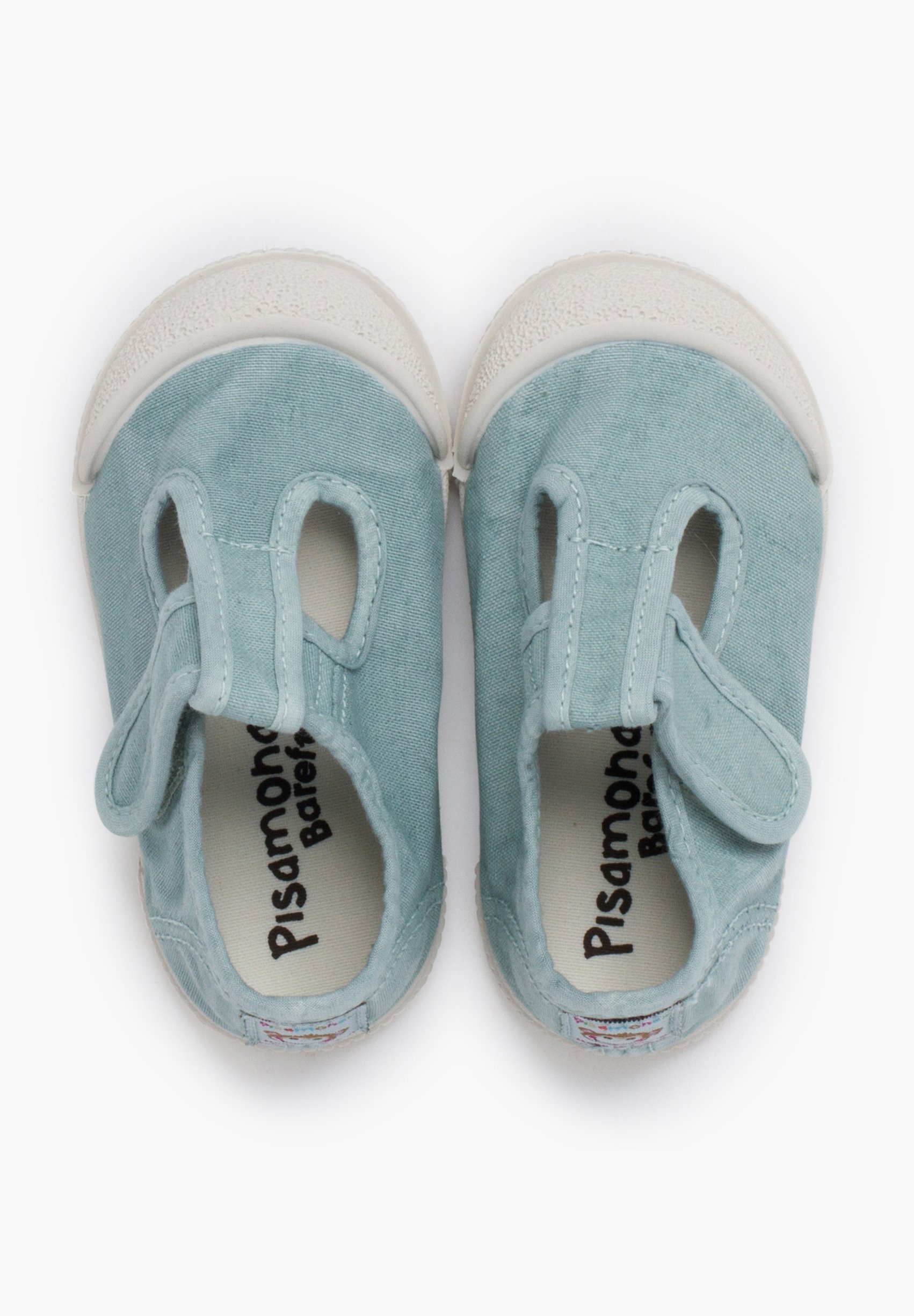 Pisamonas PEPITOS PUNTERA BAREFOOT LAVADA - Scarpine per neonato - acquamarina