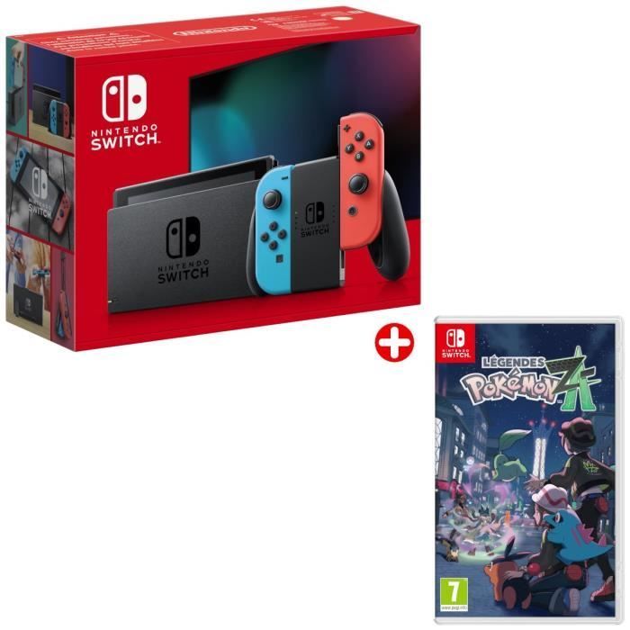 Paquete Nintendo: Consola Nintendo Switch • Neon + Pokémon Legends: ZA