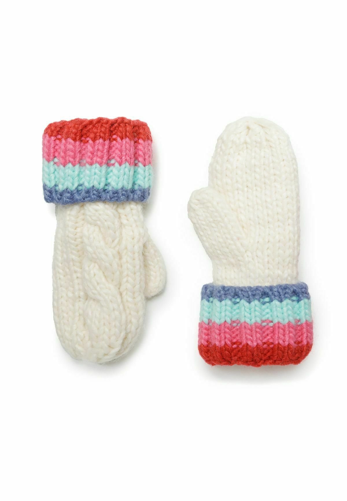 MINOTI SET - Guanti - bianco sporco