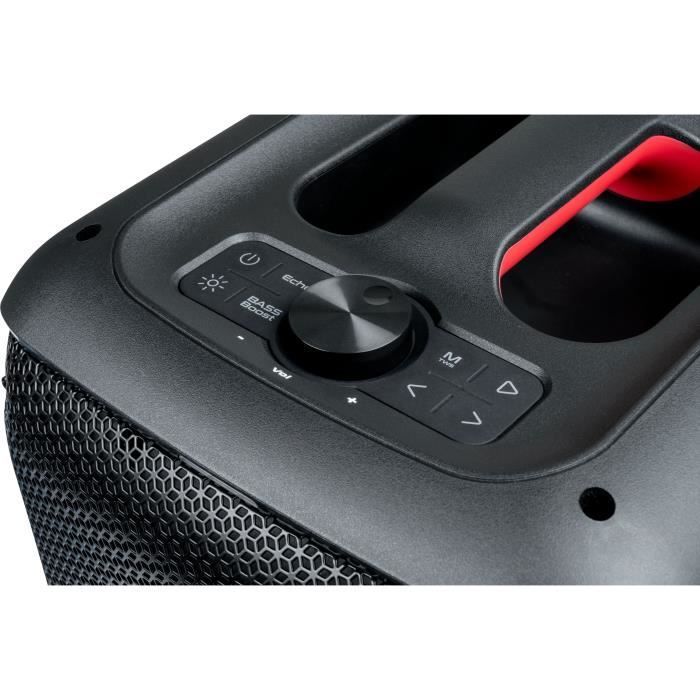 BIGBEN PARTYBTHPMAX - Langaton kaiutin valoilla - Bluetooth 5.3 - 200 W - USB, SD, Aux-In - Langallinen mikrofoni (ihanteellinen karaokeen)