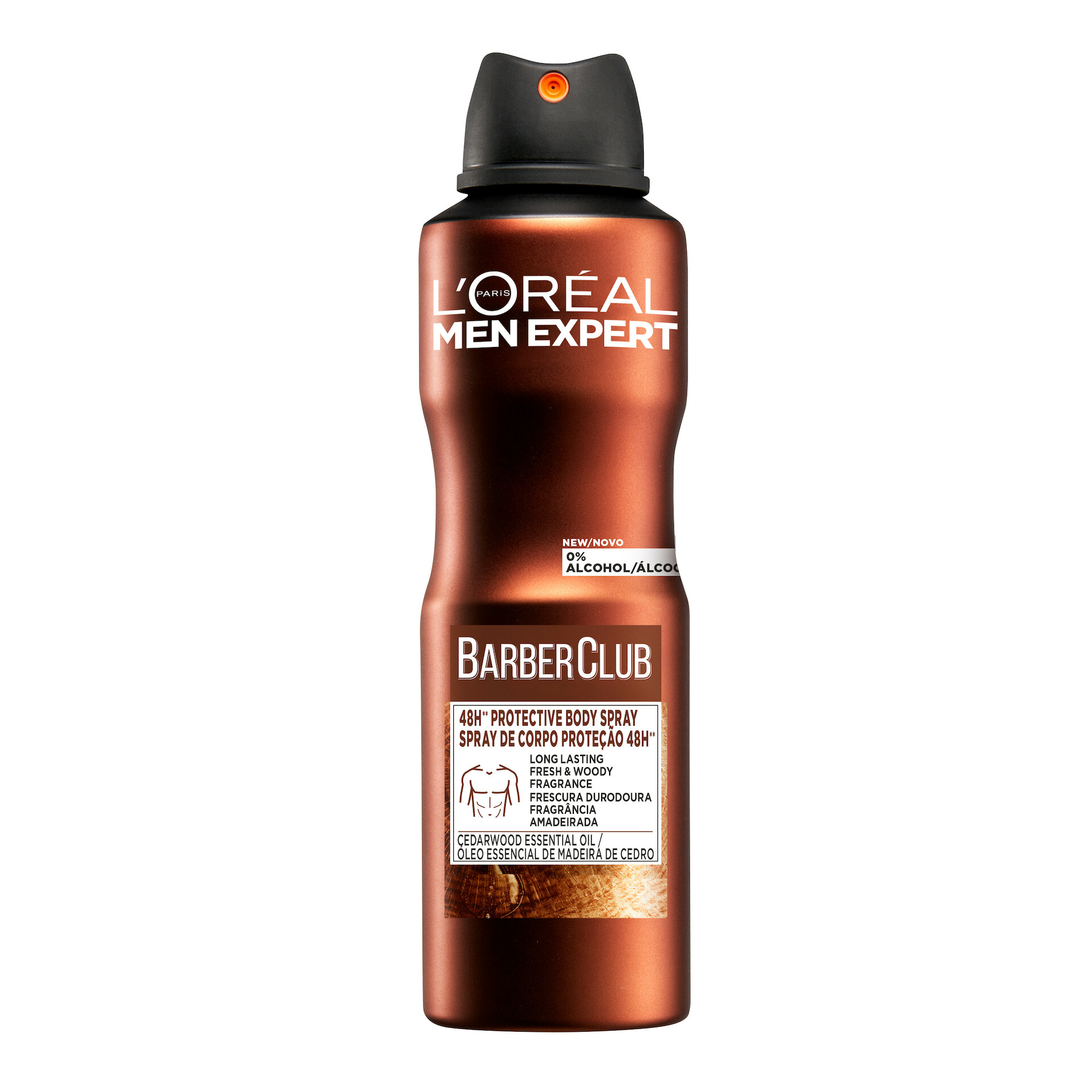 Spray de corp protector Men Expert Barber Club 48H 150 ml - L'Oréal Paris