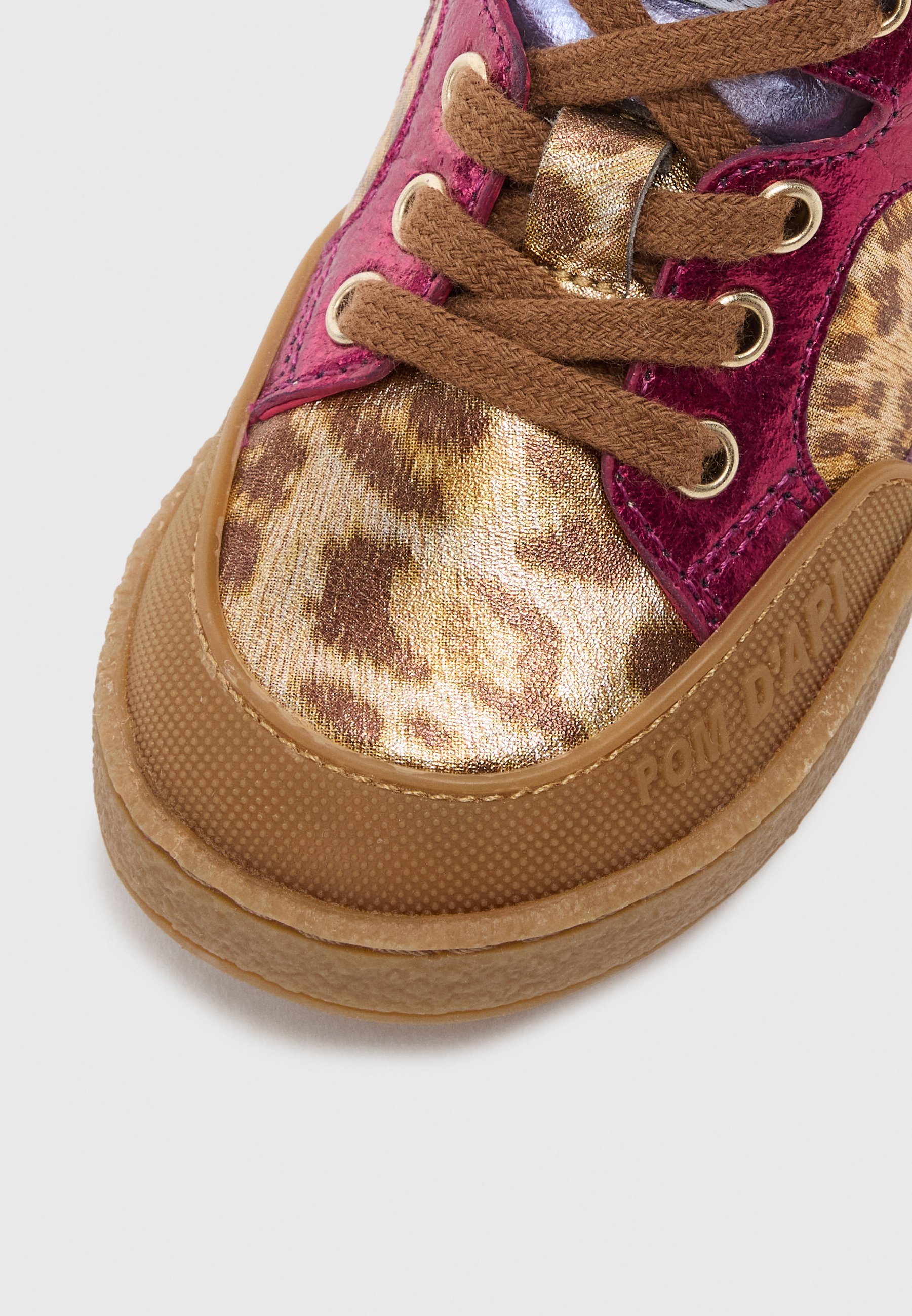 POM D'API MOUSSE BUMP UNISEX - Hoge sneakers - leo/fuchsia