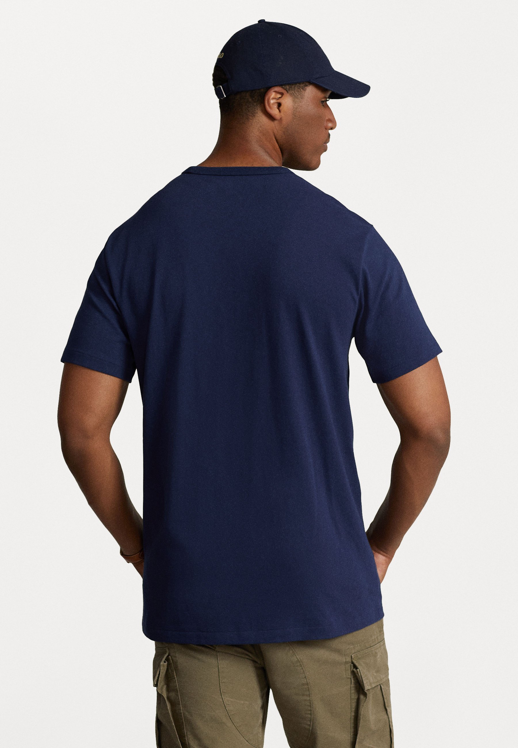 T-shirt Polo Ralph Lauren Big & Tall in jersey pesante - T-shirt basic - Newport Navy