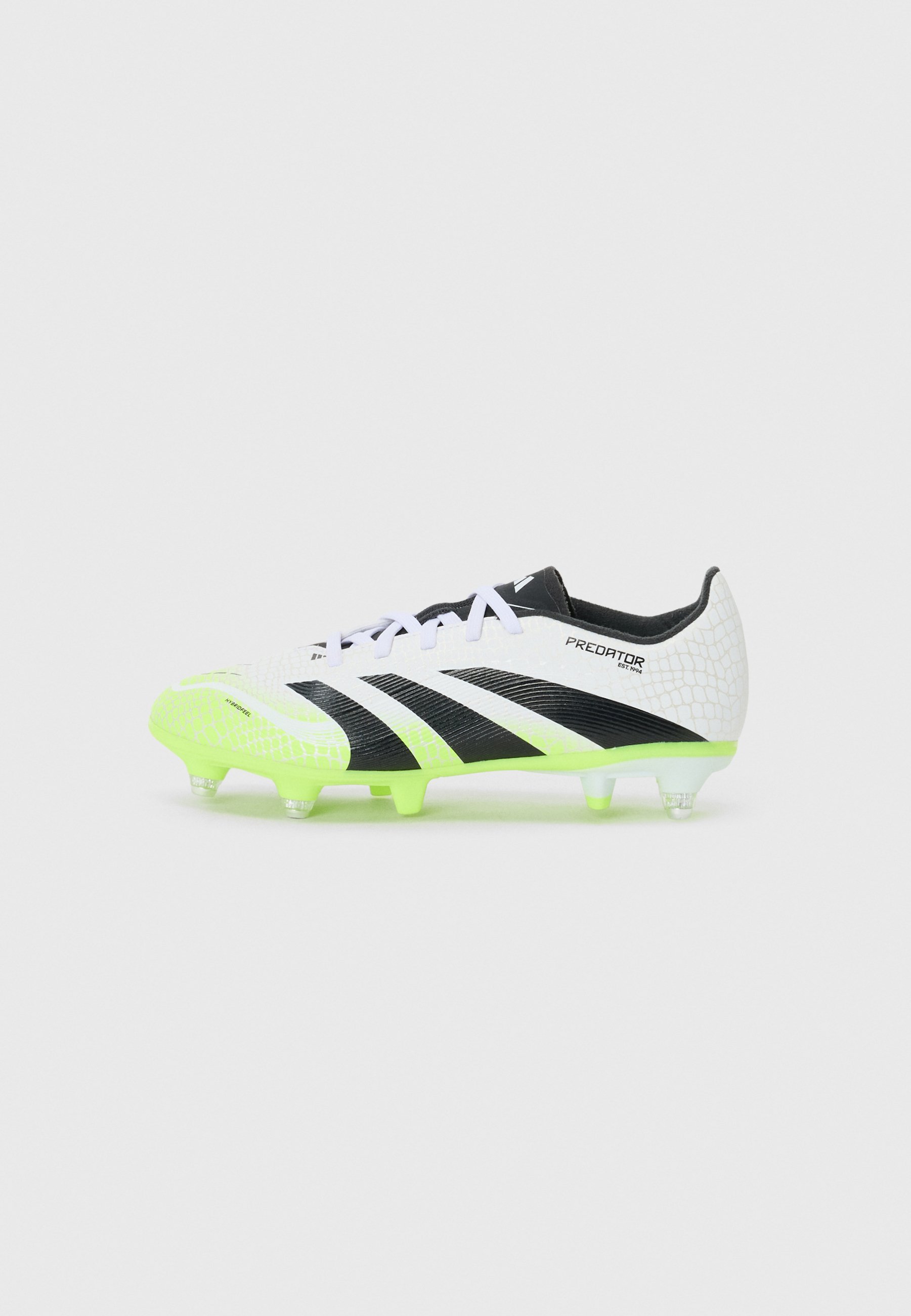 adidas Performance PREDATOR LEAGUE UNISEX - Voetbalschoenen voor stevige ondergrond - wit/core black/lucid lemon