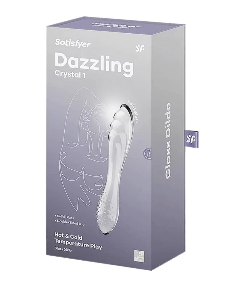 Satisfyer Masażer Dazzling CrystalTransparent Masażer intymny