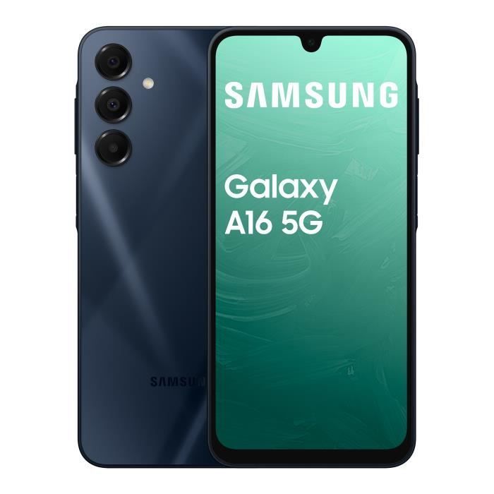 Smartphone SAMSUNG Galaxy A16 5G de 128 GB, color azul medianoche - Versión francesa