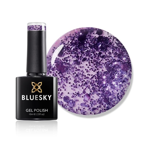 Gelový lak Bluesky - fialový diamant