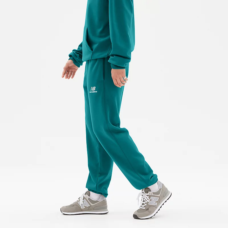 Unisex tepláky z francouzského froté Uni-essentials ve VINTAGE TEAL