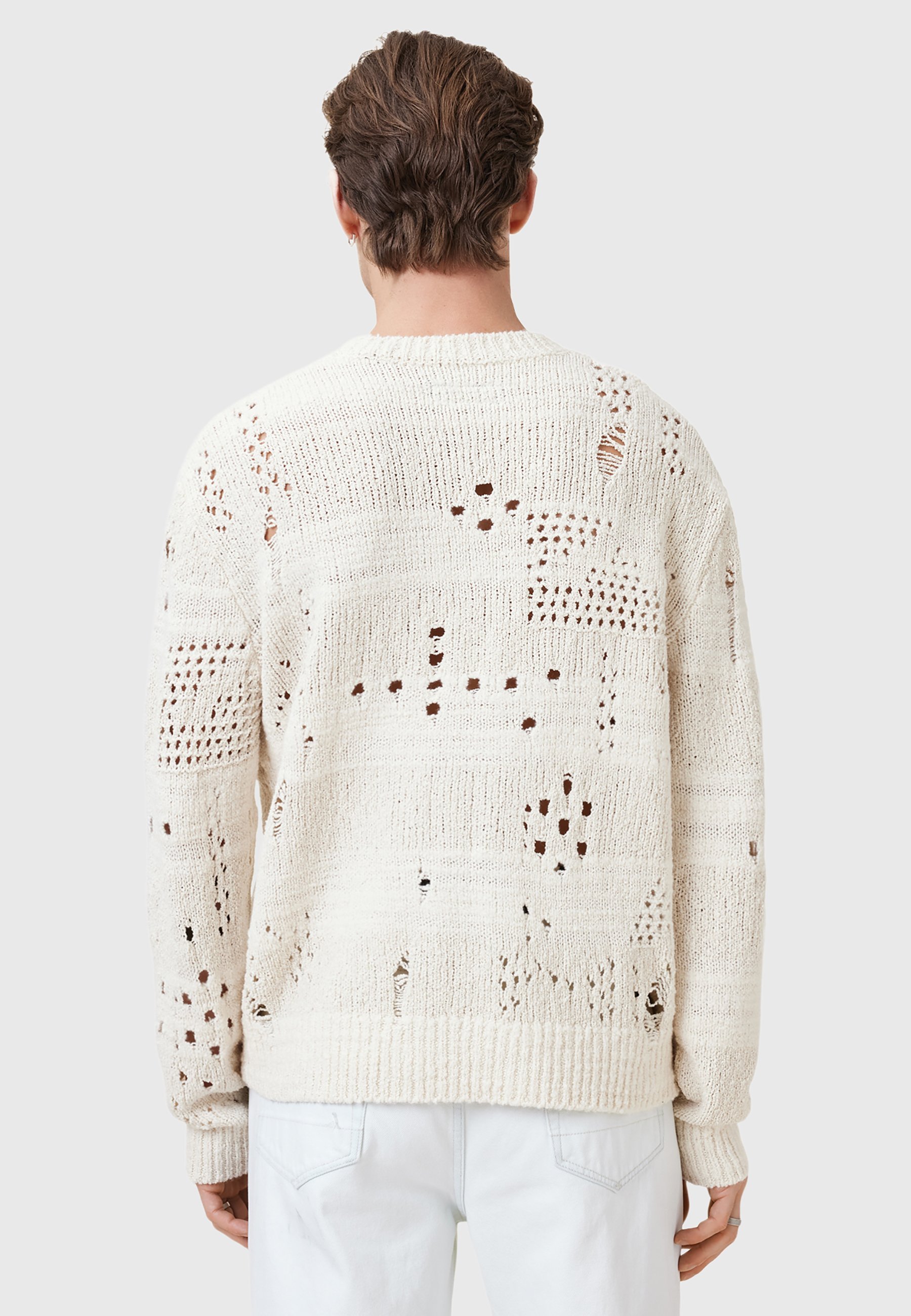 AllSaints HARVEY CREW - Jumper - ecru