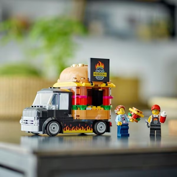 LEGO City 60404 Tovornjak s hamburgerjem