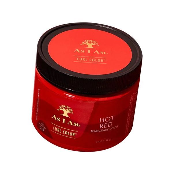 Barva na kudrlinky As I Am - sytě červená - 170 g