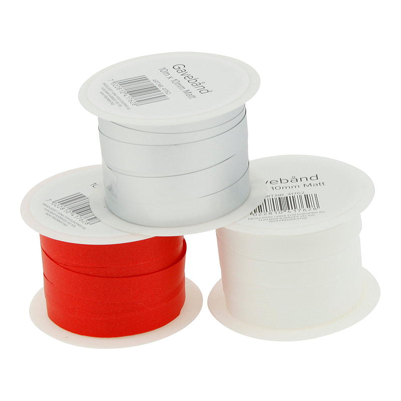 Cadeaulint van mat kraftpapier, 10 mm x 10 m