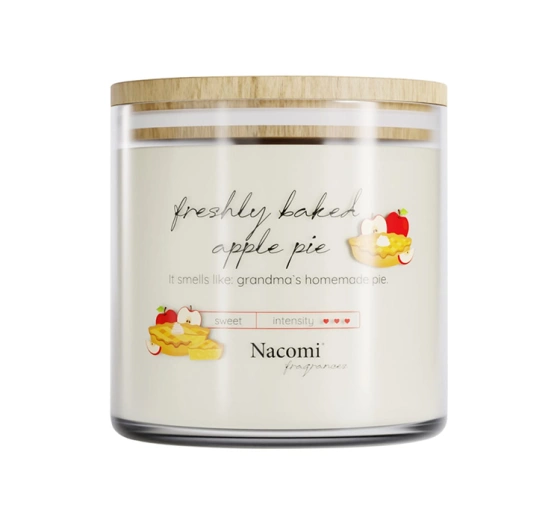 Nacomi Fragrances sojowa świeca zapachowa Freshly Baked Apple Pie 450 g