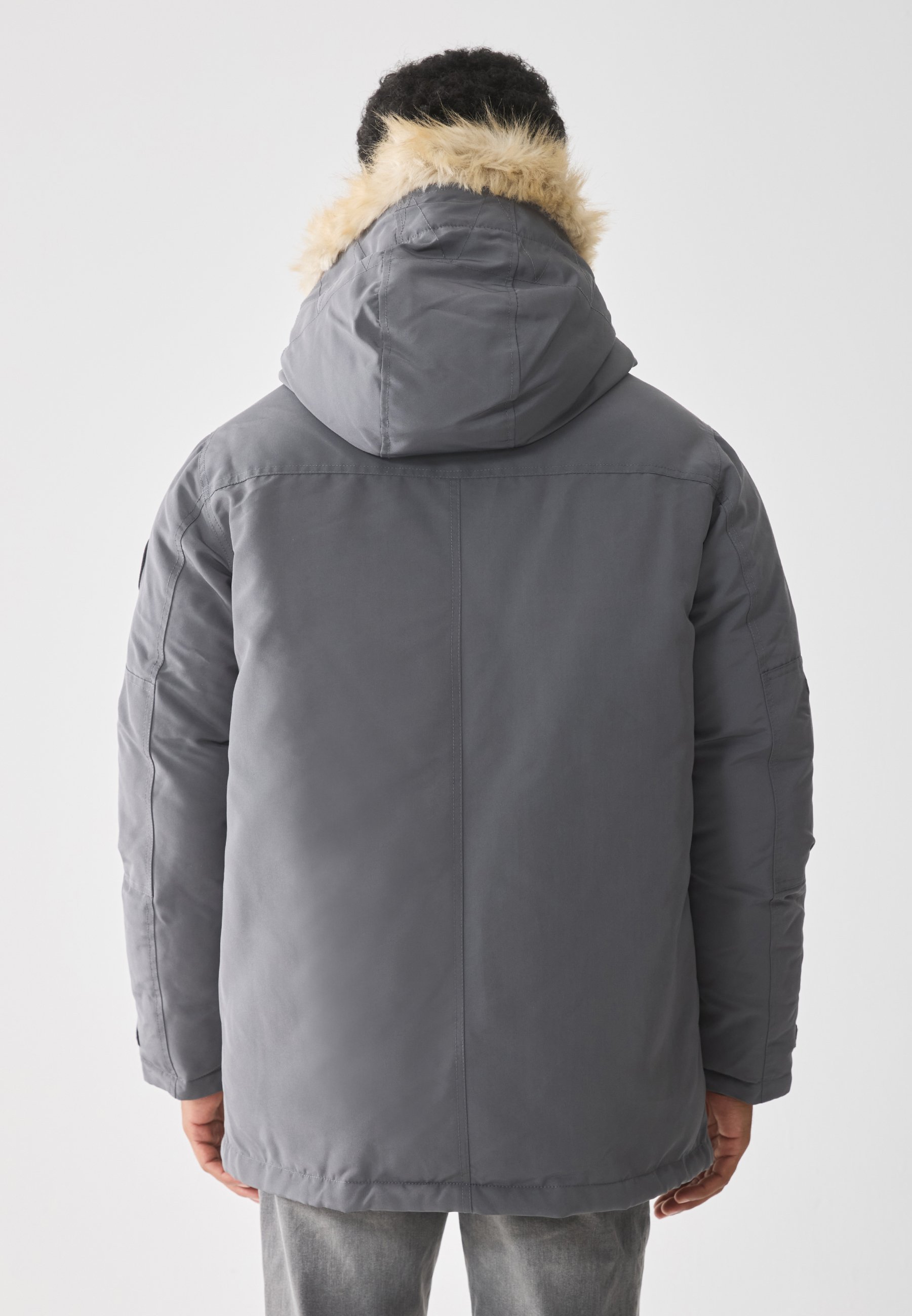 Parka Pier One - grigio scuro