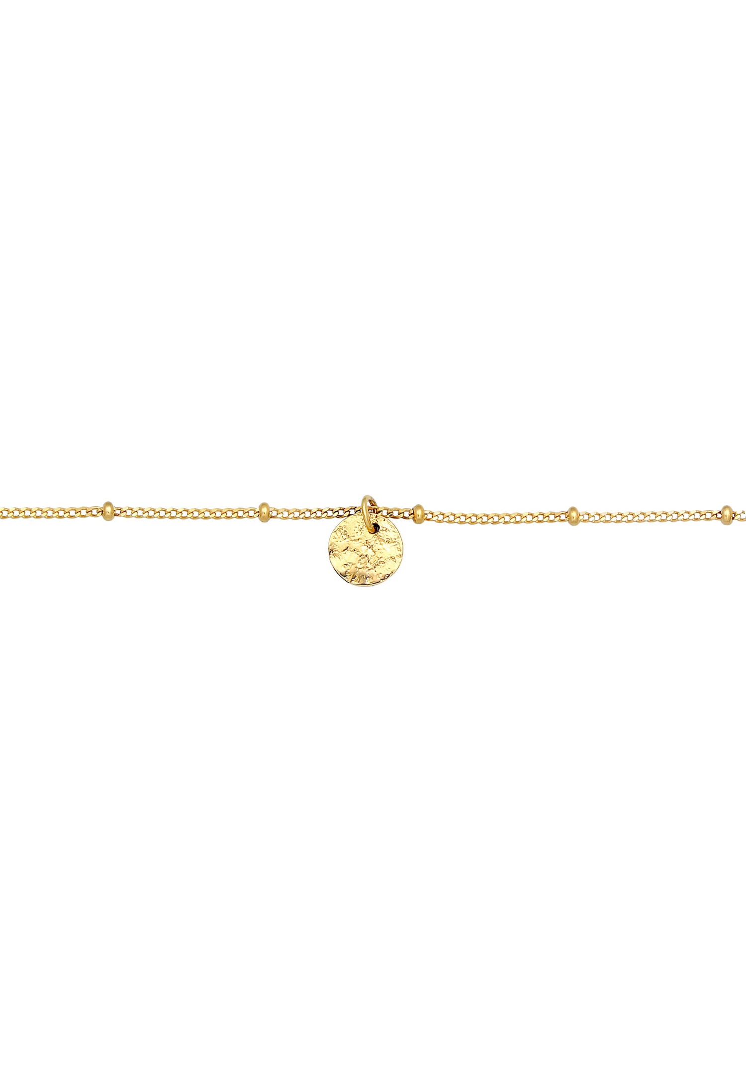Elli Choker Femmes Ball Chain Platelets Filigree Trend en argent sterling 925