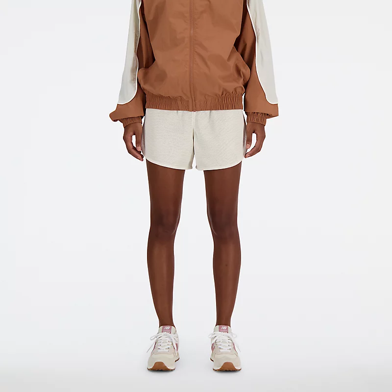 Dames sportshorts van mesh - LINNEN
