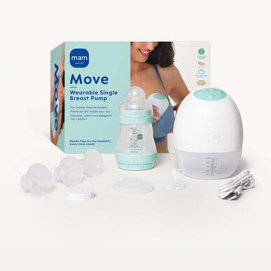 Mam Move Draagbare Enkele Borstkolf Handsfree Borstextractor 1 stuk 1 stuk