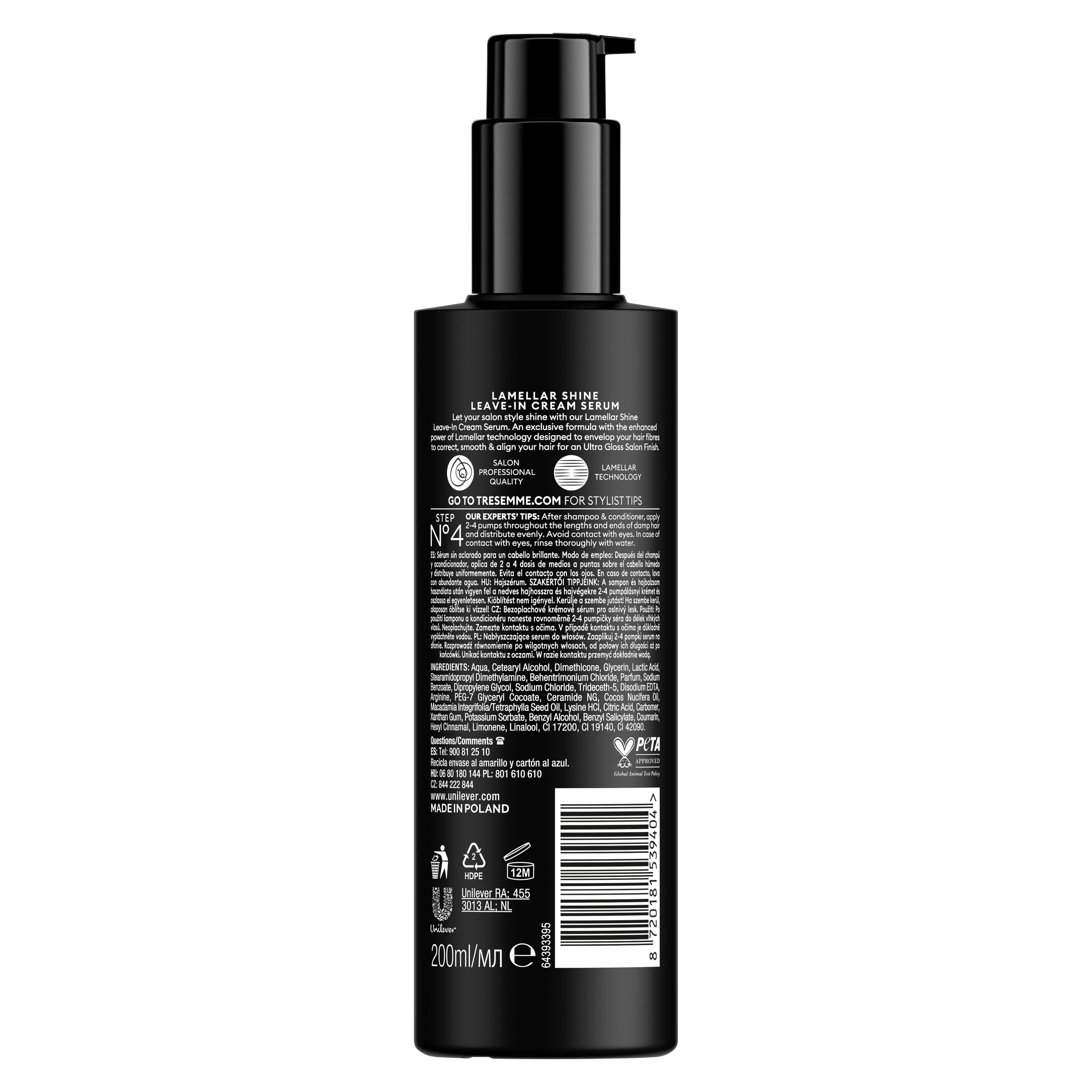 Lamelarni sjaj serum-krema bez ispiranja Frizerski tretmani