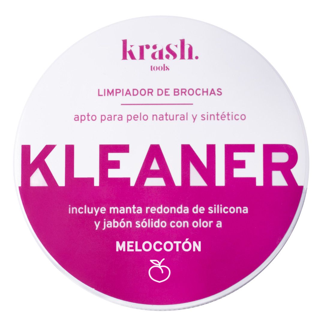 Čistilo za čopiče Kleaner s silikonsko podlogo, breskev Čistilo za čopiče za ličila