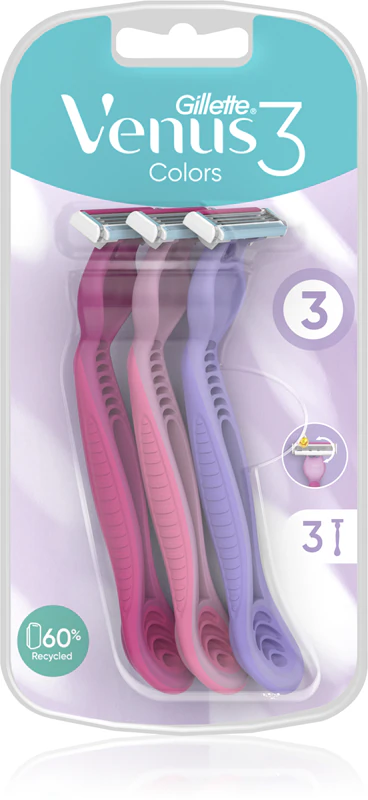 Gillette Venus 3 Plus wegwerpscheermesjes