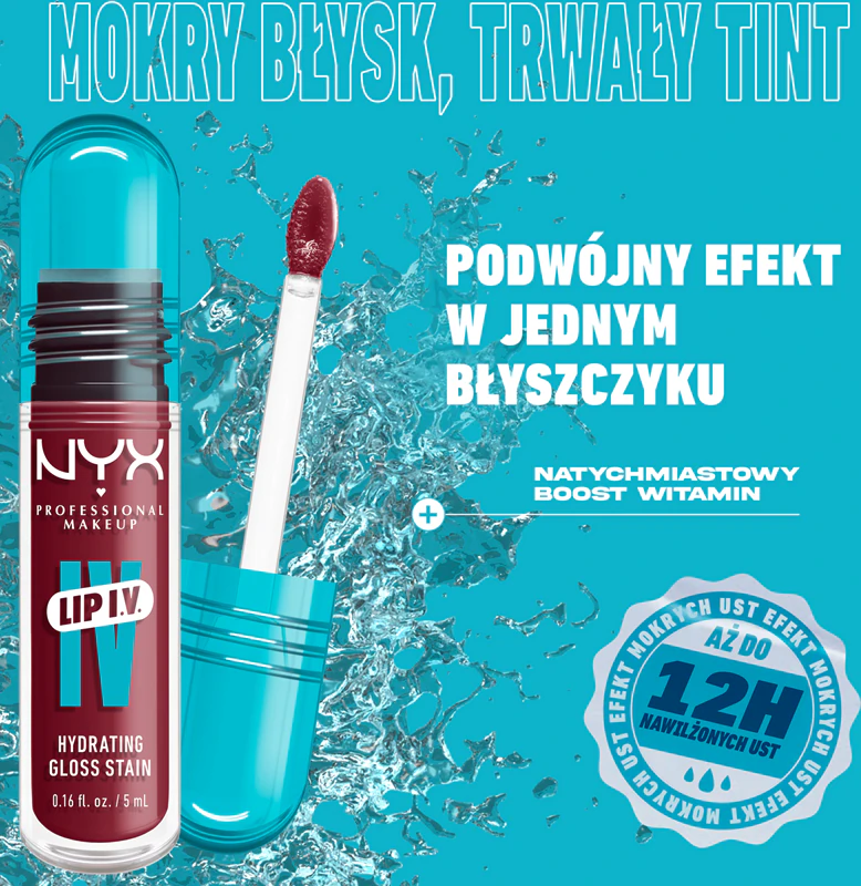 NYX Professional Makeup Lip IV dlhotrvajúci hydratačný lesk na pery