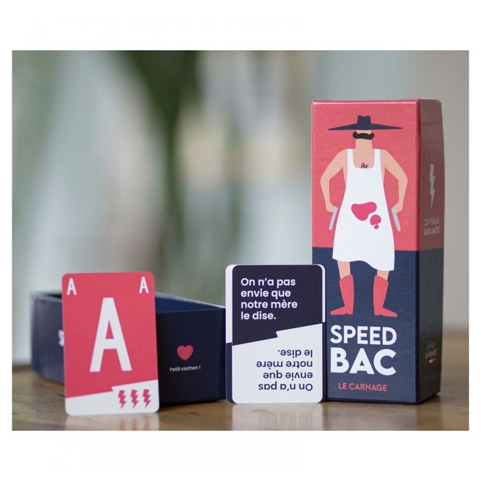 Jeu d'ambiance Pixie Games Speed Bac Le Carnage - Pixie Games - Jeu d’ambiance - Multicolore - Blanc - Mixte