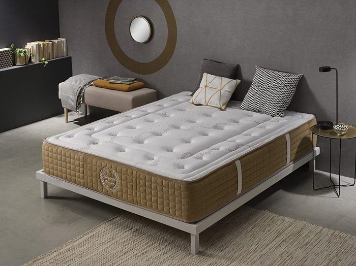 Materasso ibrido BLISS COMFORT 200x200 cm - Spessore 30 cm - 11 zone di comfort - Schiuma viscoelastica HR e molle