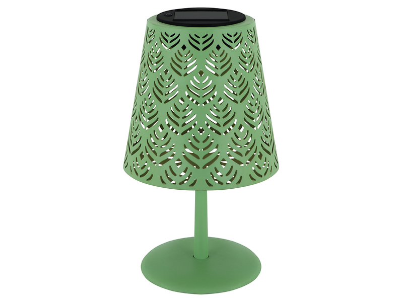 Lampa stolarna Luda LED z czujnikiem dnia i nocy stalowa zielona