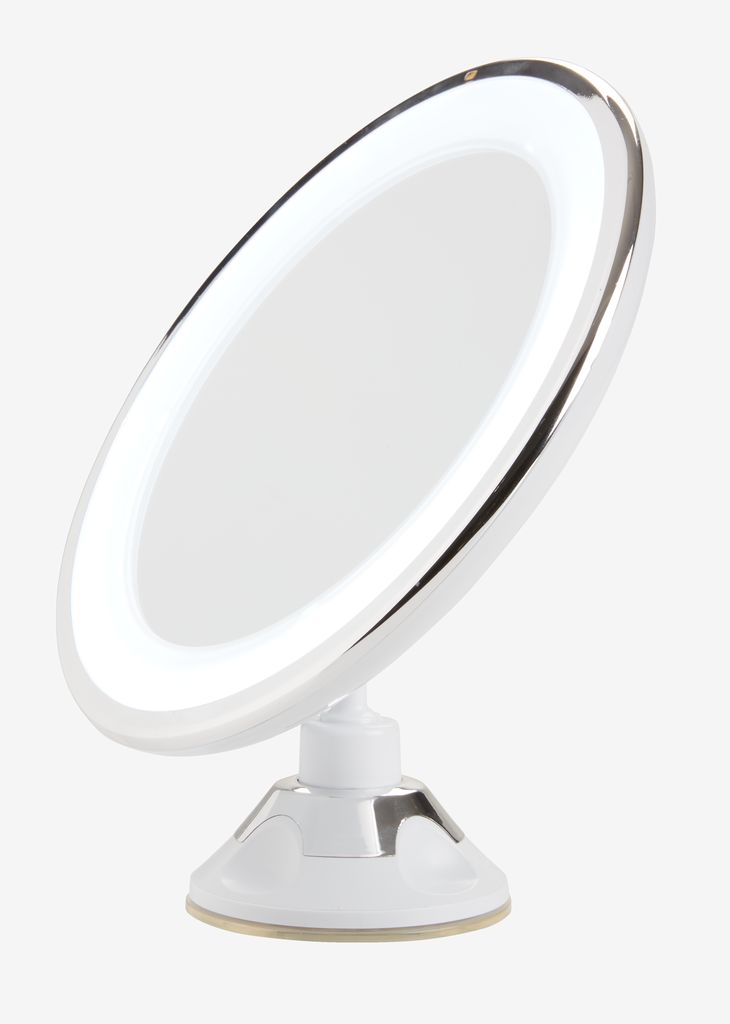 VEDDIGE VEDDIGE grima spogulis ar LED Ø20xH22cm balts