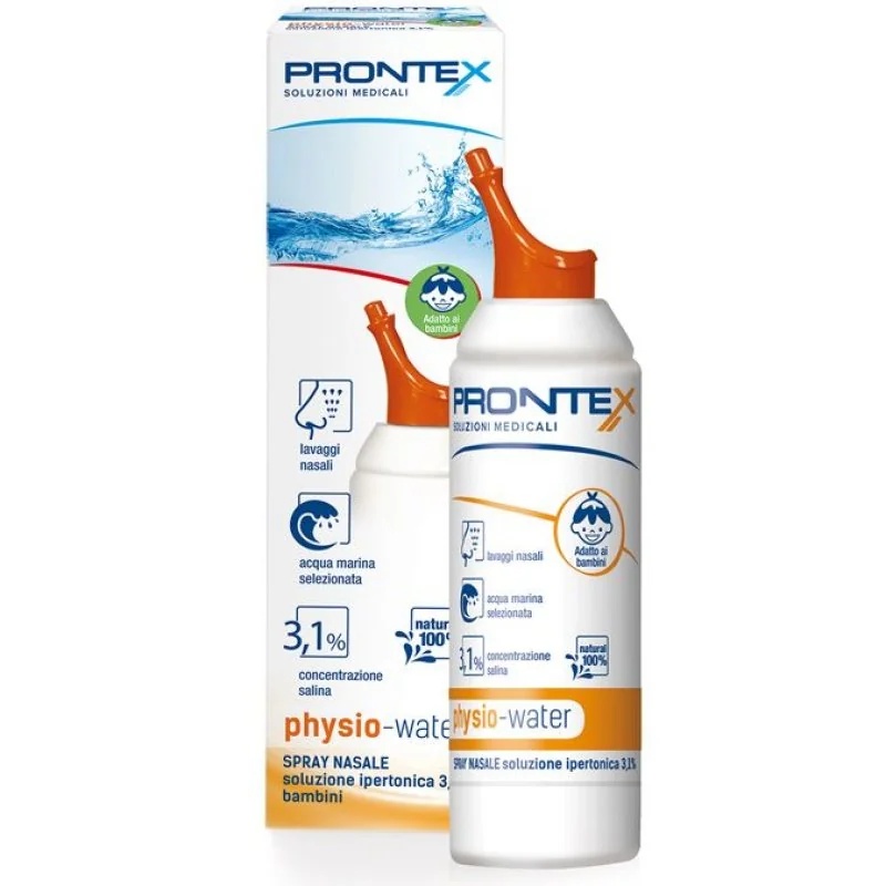 SEGURIDAD Spray hipertónico Physio-Water para niños