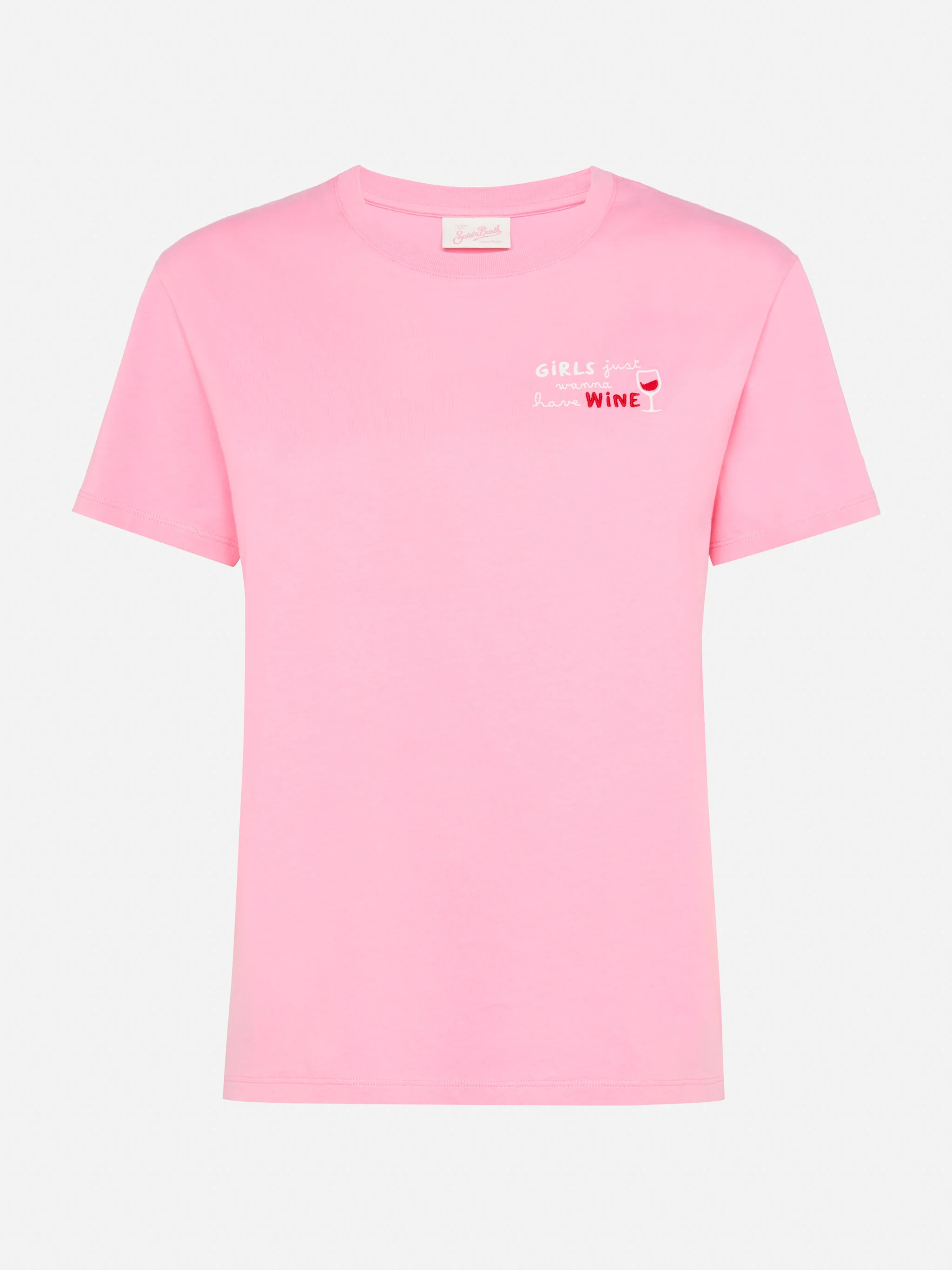 Emilie katoenen T-shirt met borduursel 
