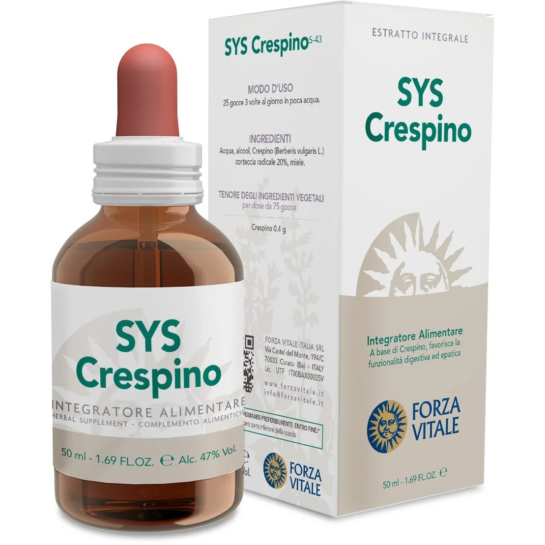 Sys berberisdruppels 50 ml