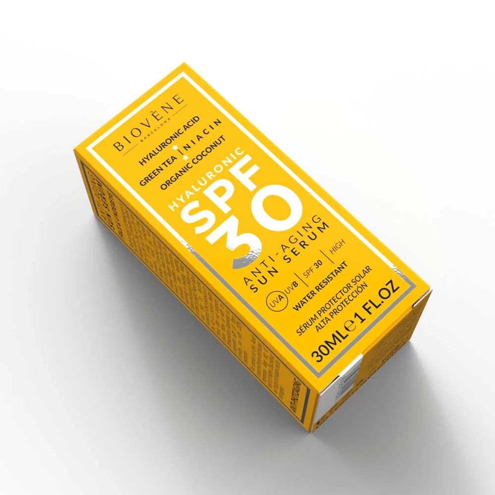 Serum za sunčanje s hijaluronskom kiselinom protiv starenja SPF 30 Zaštita lica
