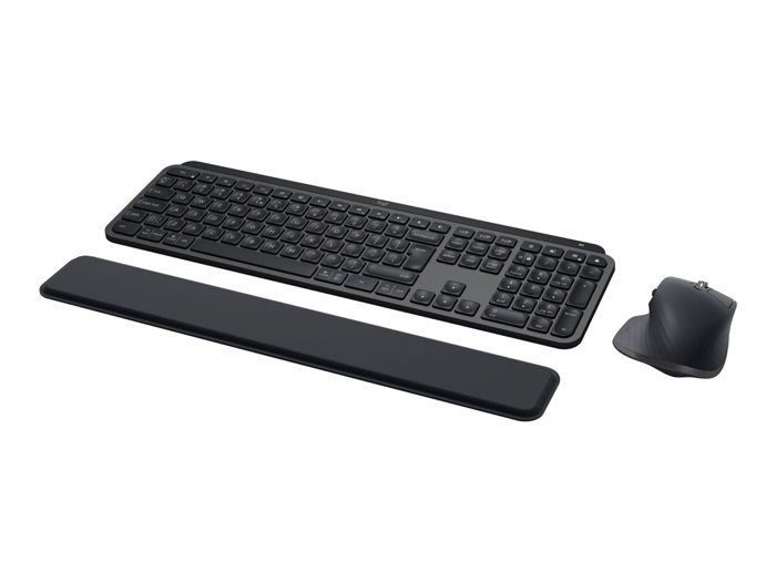 Combo de teclado y ratón inalámbrico - Logitech - MX Keys S - AZERTY - Retroiluminado - Grafito