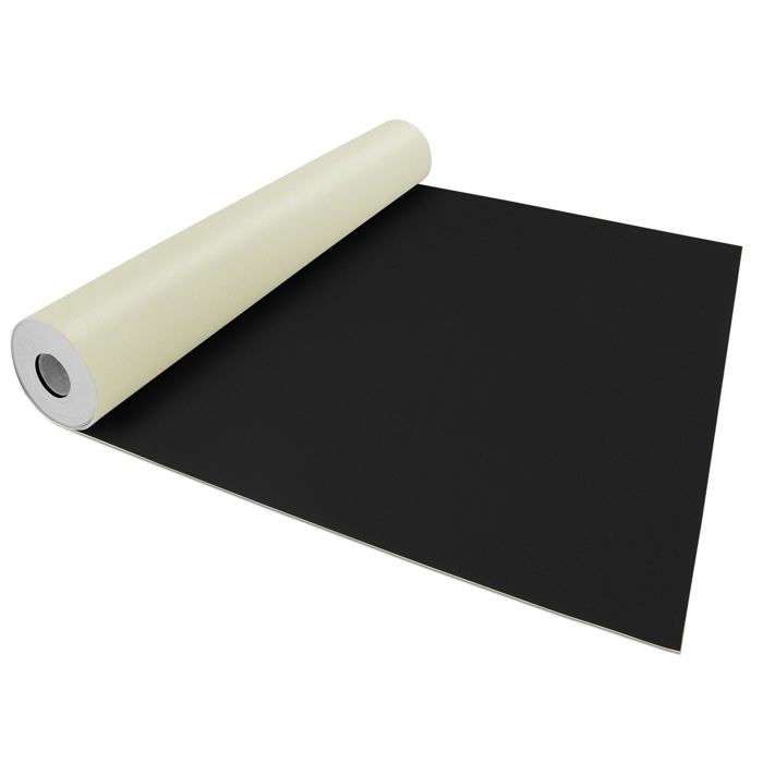 Revêtement de sol Expotop Noir Vinyle 200 x 50 cm