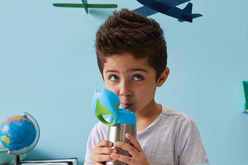 b.box Thermos Mini thermosfles met rietje