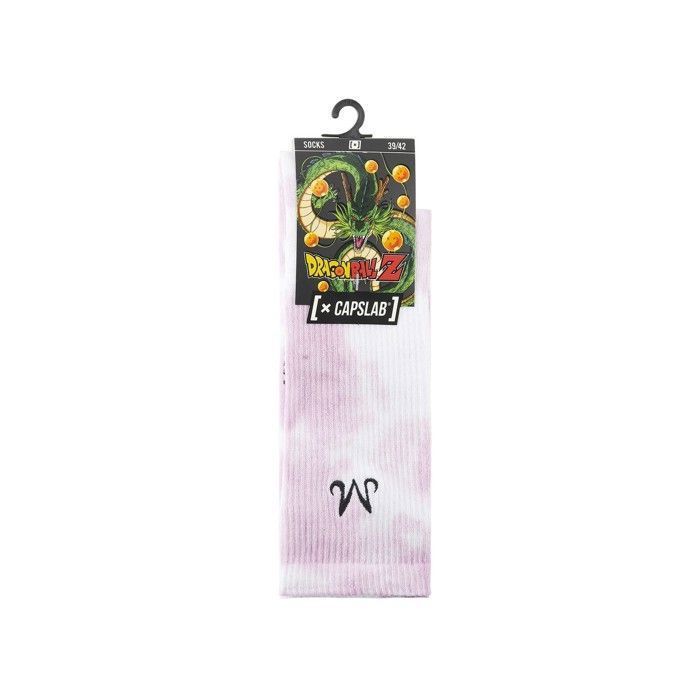 Chaussette homme coton CAPSLAB Dragon Ball Z - Tie and Dye - Rose/Blanc